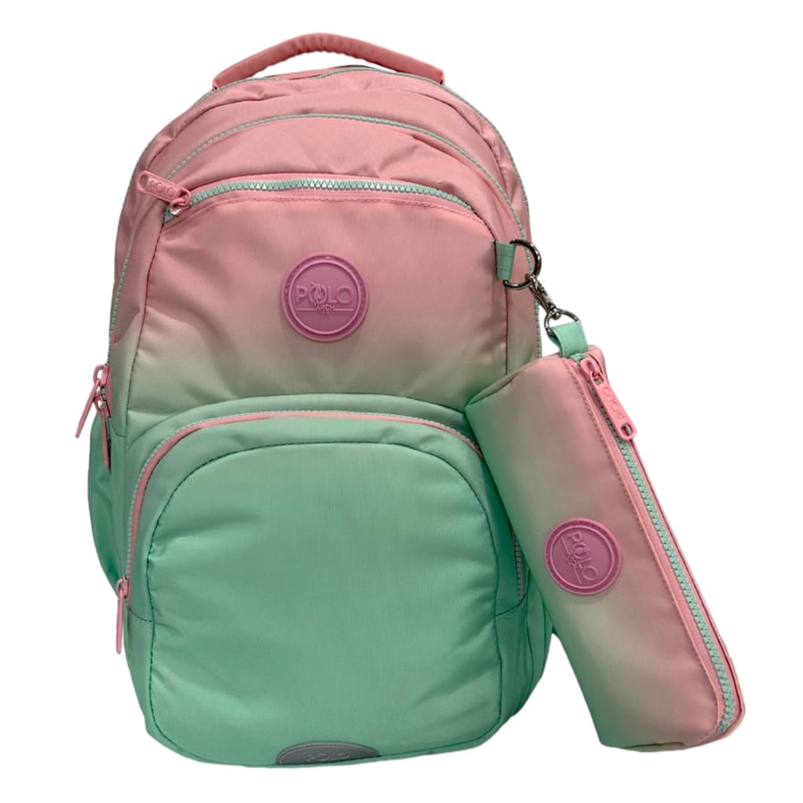 شنطة مدرسة مع مقلمة 18 انش POLO PABP1805