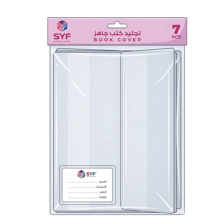 جلاد كتب شفاف جاهزة 10 تجاليد مقاس SYF K-301-1 Large