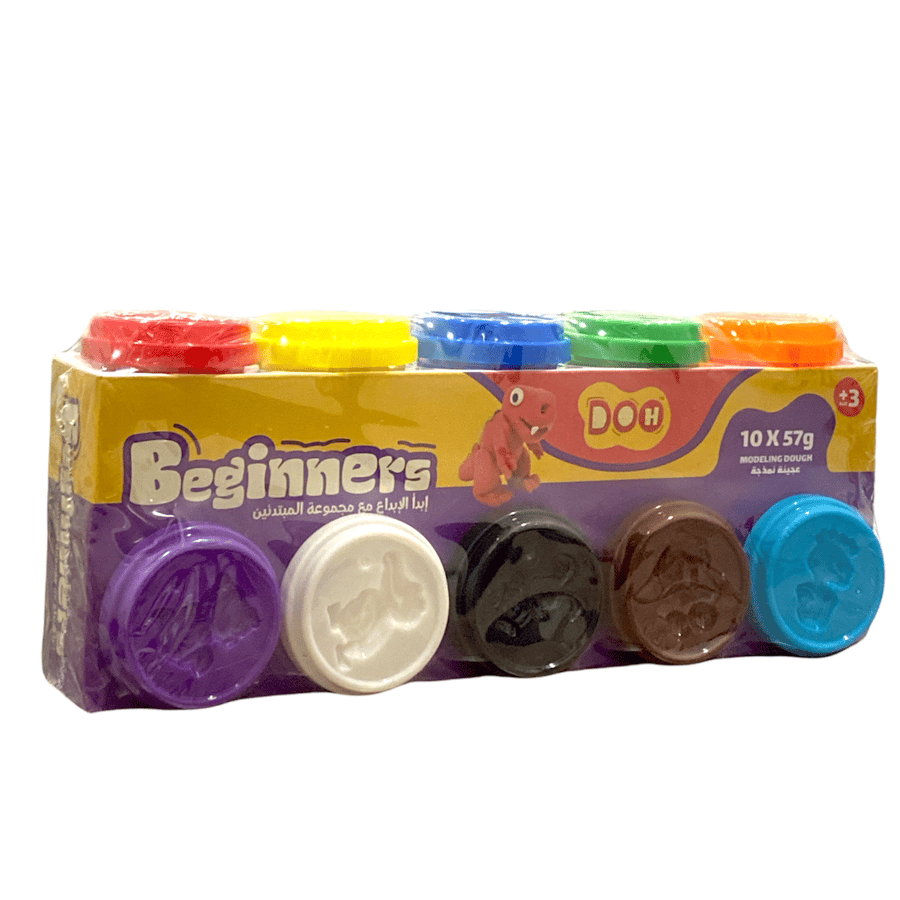 Colorful Baby Clay 10 Colors 57 g DOH DD00110