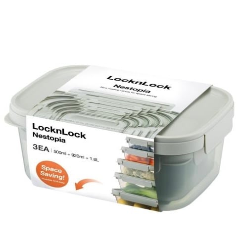طقم حافظات طعام LocknLock LTN340S3