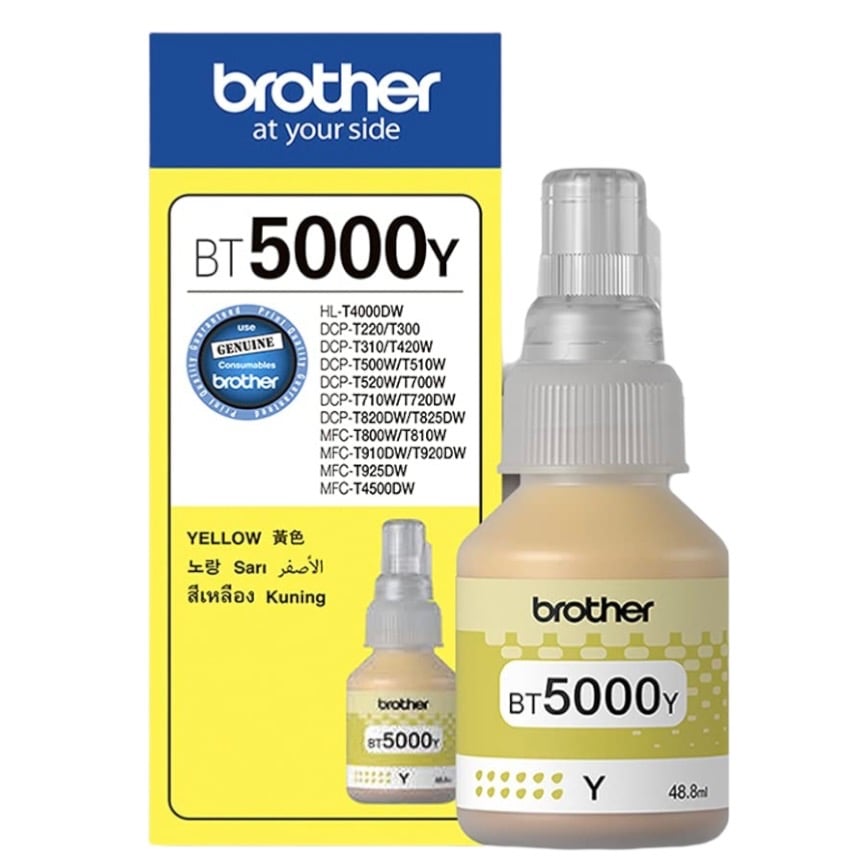 حبر 48.8ml - brother BT5000Y اصفر