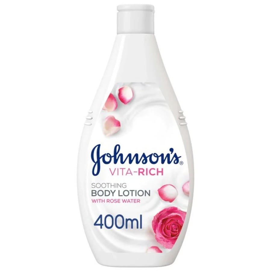 جونسون لوشن للجسم بخلاصة ماء الورد 400 مل Johnson's
