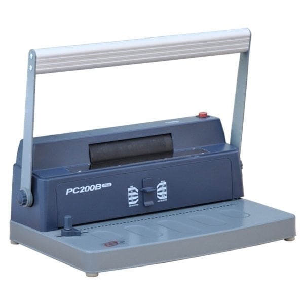 ماكينة تخريم وتجليد الكتب سلك بلاستيك متصل PC200B plus