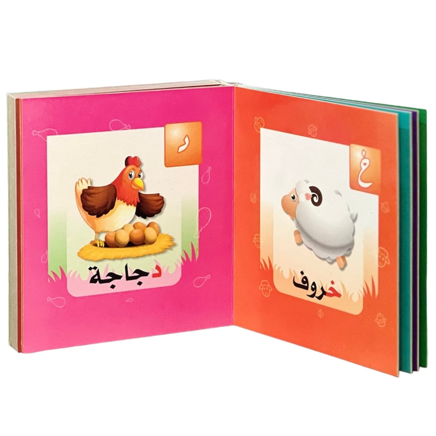 كتاب تعليم الحروف العربية 12*11.3 سم