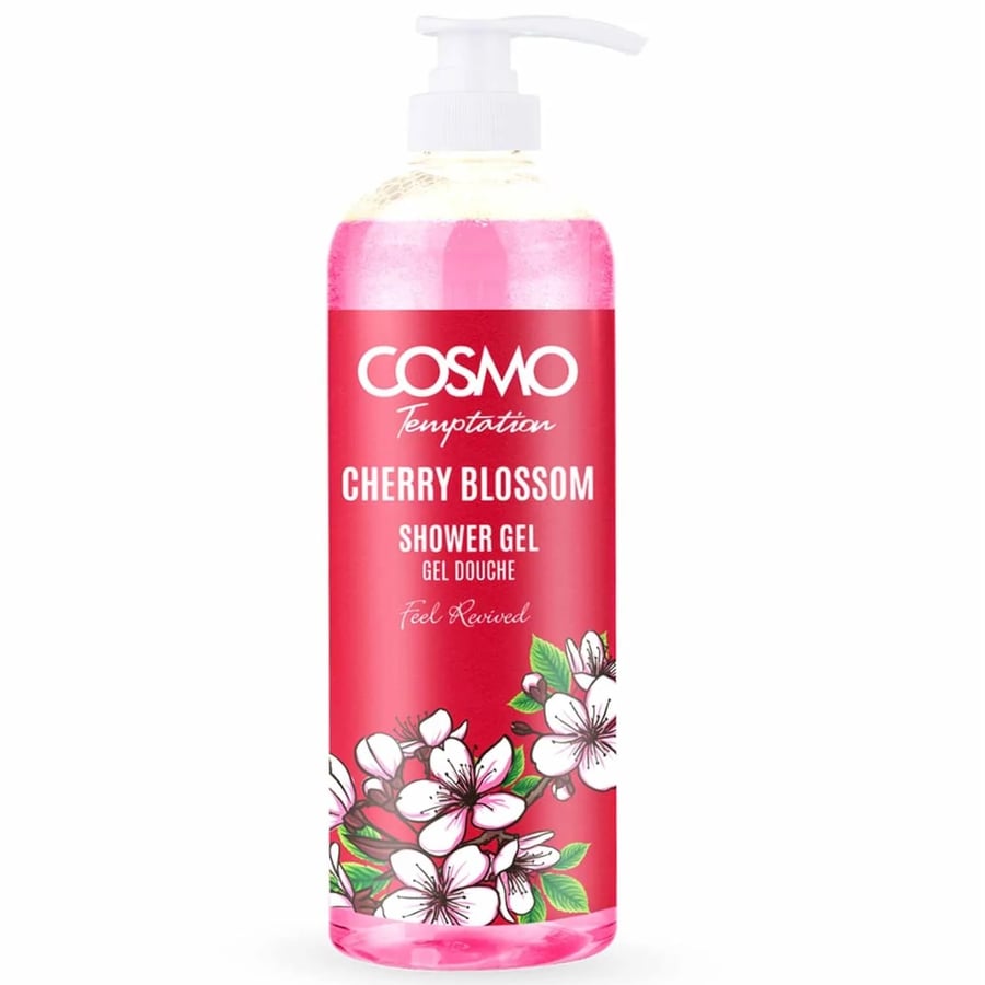 جل استحمام بخلاصة زهرة الكرز 1000 مل COSMO