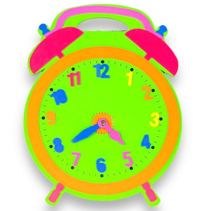 ساعة تعليمية اسفنج للاطفال  BOOKEY BQ-8221