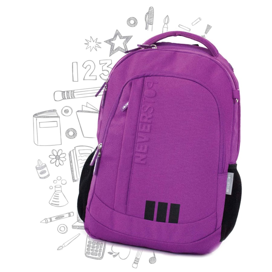 Polyester School Backpack With Pencil Case Size 19 , SYF NVS-91802