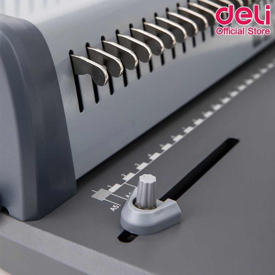 deli 3873 plastic wire bookbinding and punching machine