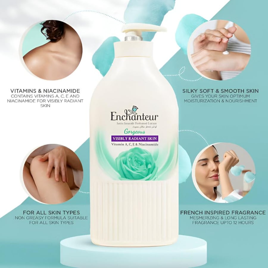 انشانتر لوشن معطر للجسم جورجيوس 750 مل Enchanteur