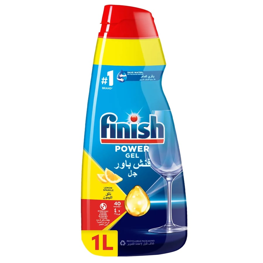 فينيش باور جل ليمون 1000 مل Finish