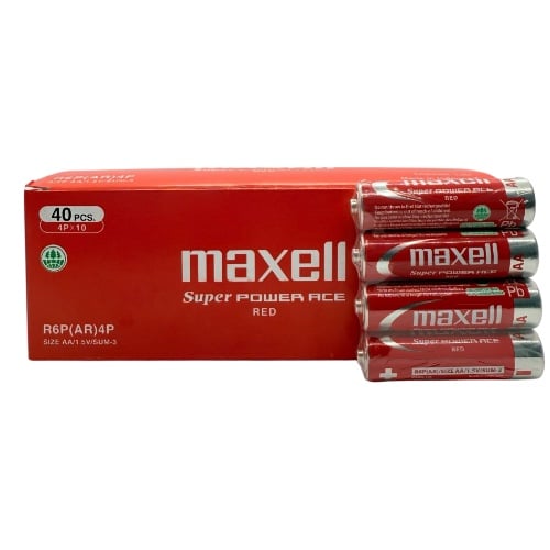 بطارية 1.5 فولت maxell R6P(AR) 4P AA