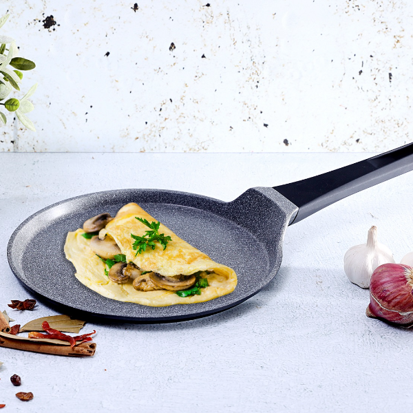 طاوة كريب مسطحة غير لاصق 25 سم ROYALFORD RF8589