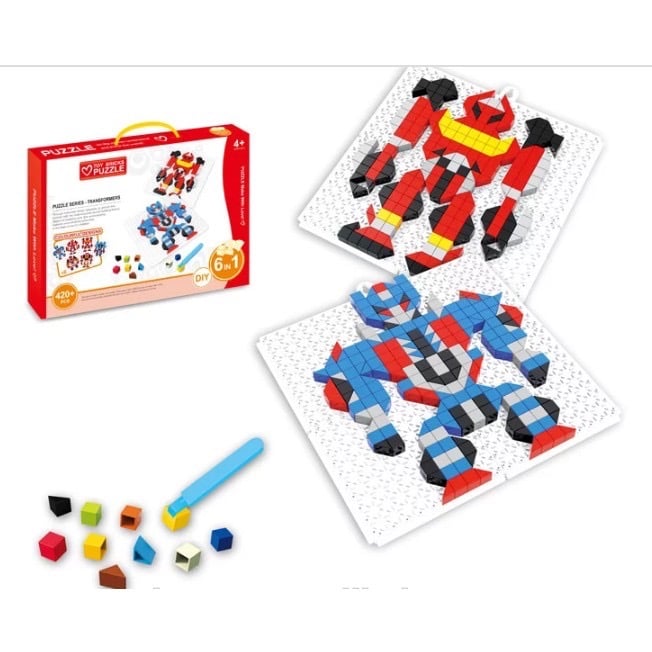 لعبة بزل تركيب 6 اشكال 420 قطعة Puzzle
