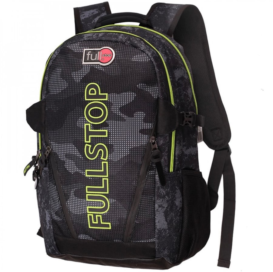 شنطة ظهر 18 انش أسود - فل ستوب Fullstop Backpack-3072 FULLSTOP