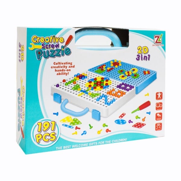 لعبة بزل تركيب 191 قطع 2D ZHI LIANG TOYS