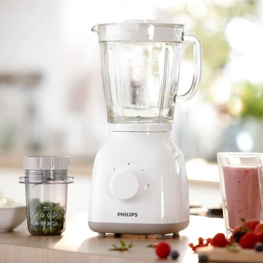 خلاط زجاج مع مطحنة 2 في 1 ، 400 واط PHILIPS HR2106
