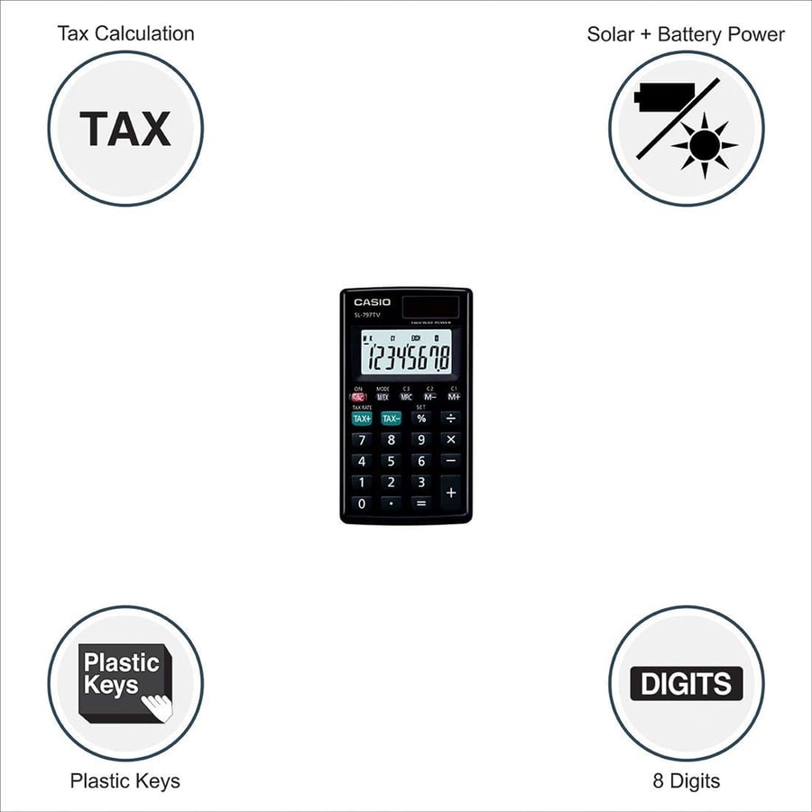 CASIO DS-1B Large Calculator