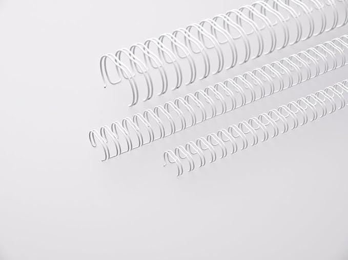 سلك تغليف حلزوني دبل 22 ملم 50 قطعة ابيض SYF