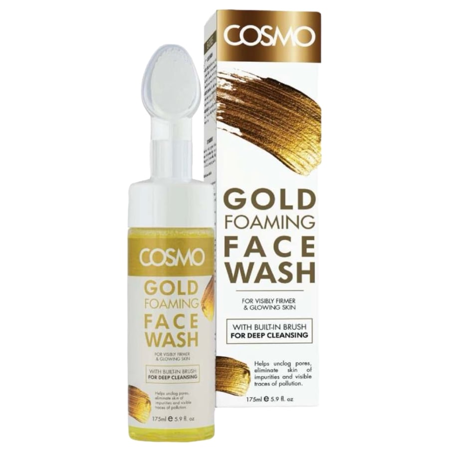 غسول الوجه الرغوي الذهب مع فرشاة 175 مل COSMO