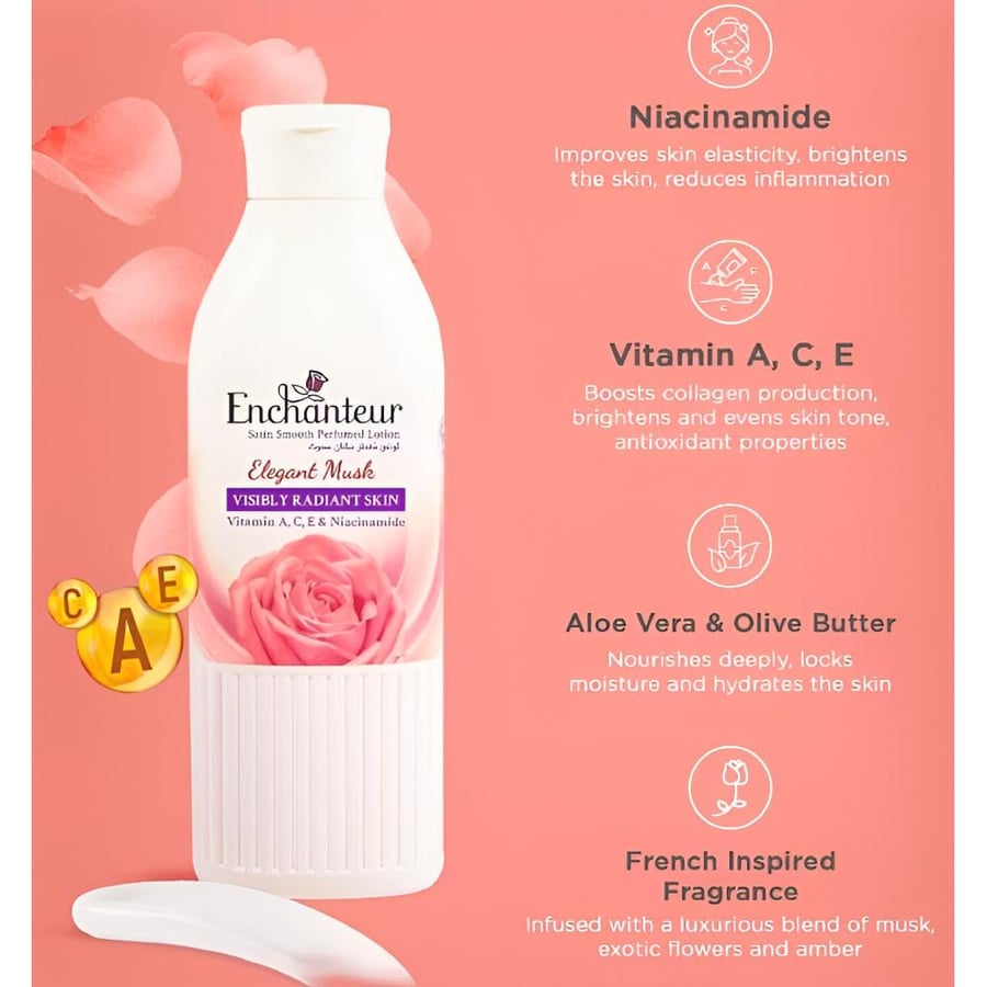 انشانتر لوشن معطر للجسم ايليغانت ماسك 250 مل Enchanteur