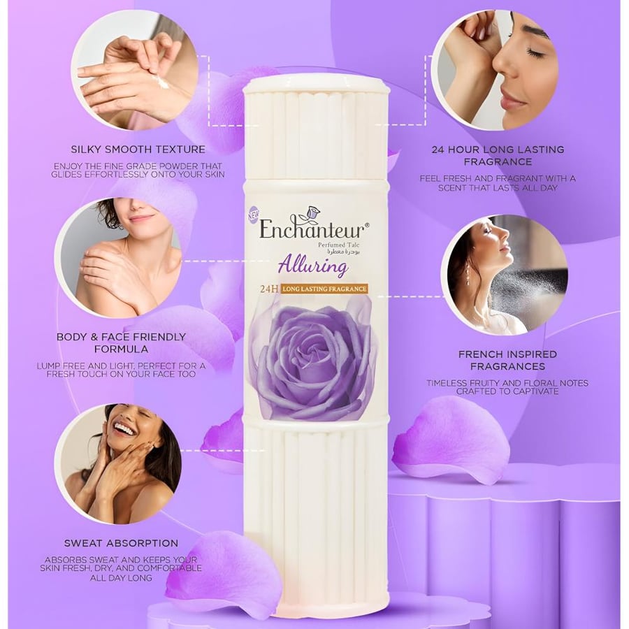 انشانتر بودرة معطرة اللورينج 250 غرام Enchanteur