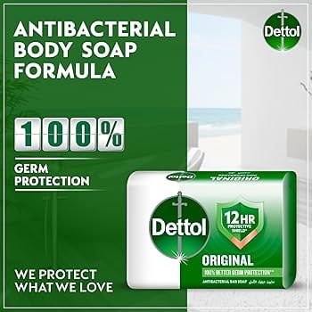 ديتول صابون الأصلي 120 غرام 6 قطع Dettol