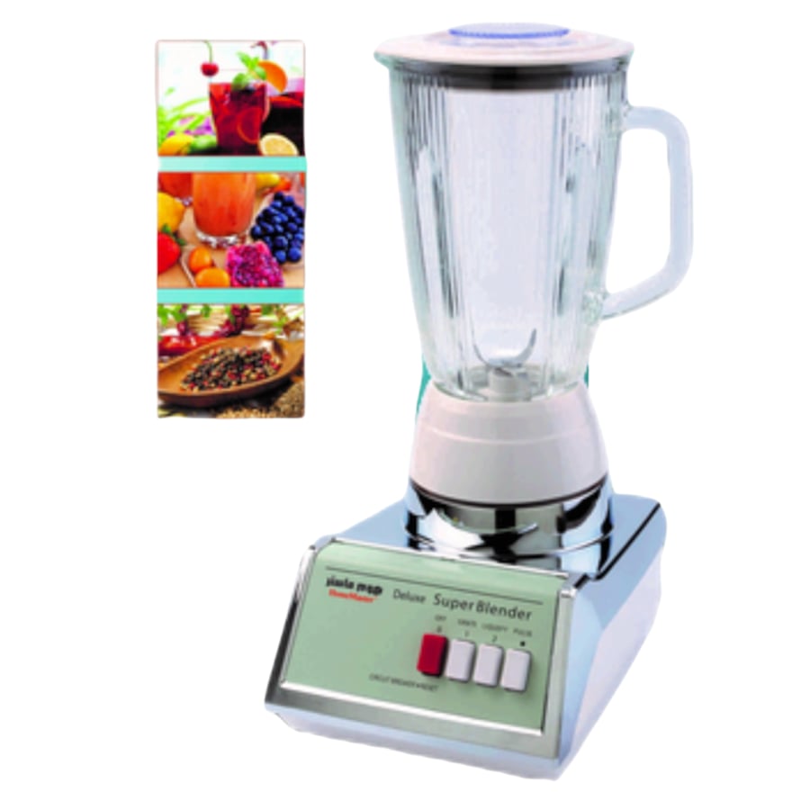خلاط زجاج مع مطحنة 2 في 1 ، 600 واط هوم ماستر HM-441