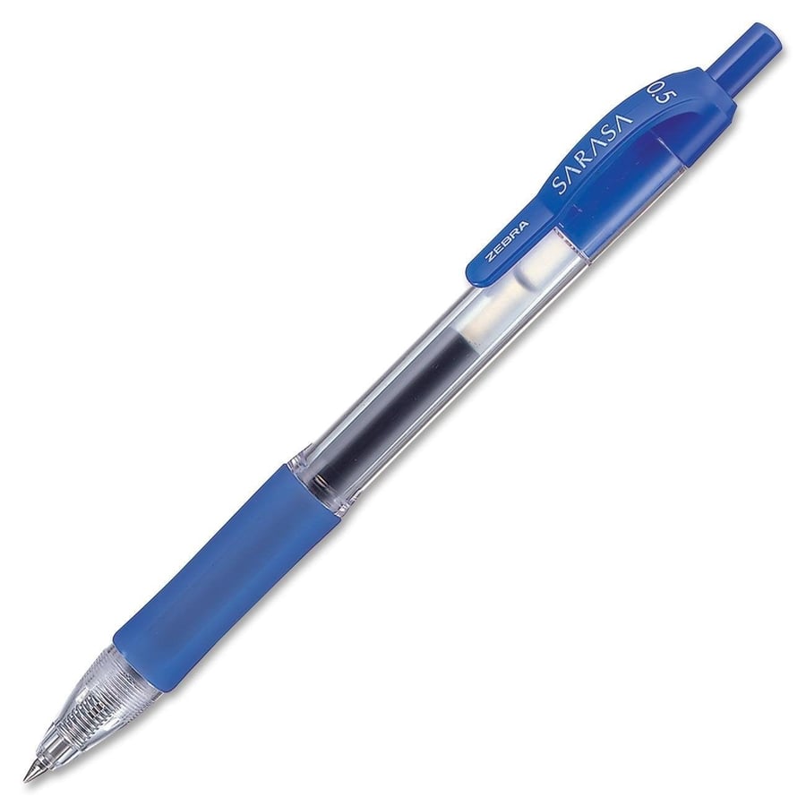 قلم جل 0.5 ملم لون أزرق زيبرا ساراسا ZEBRA SARASA C-JJ3-MY-BL