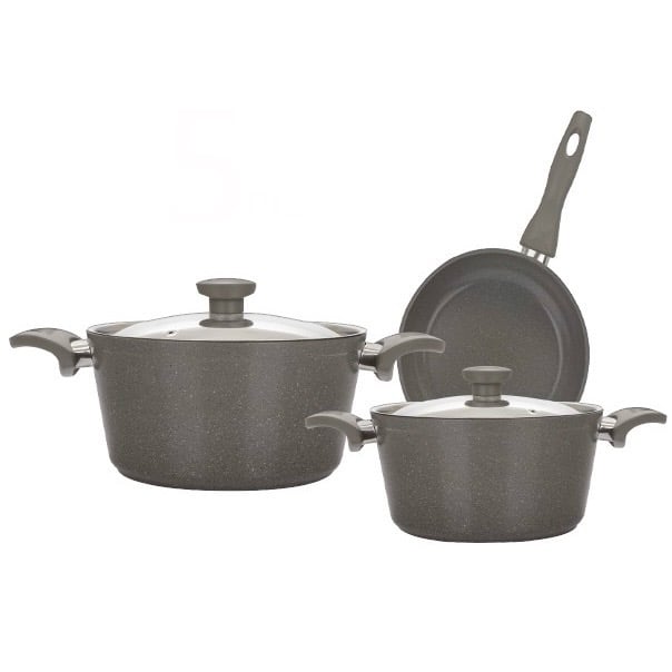طقم قدور جرانيت 5 قطع MISTER COOK MC/4105
