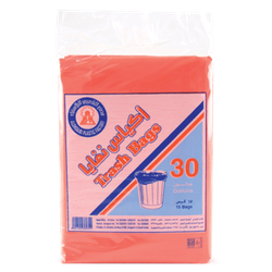 Trash bags 30 gallons, 15 bags Al Shuaibi
