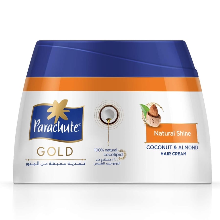 Parachute Gold Coconut & Almond Hair Cream Anti Hair Loss 210 ml