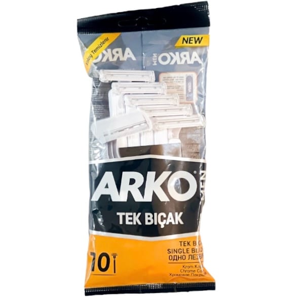 موس حلاقة شفرة واحدة 10 قطع ARKO