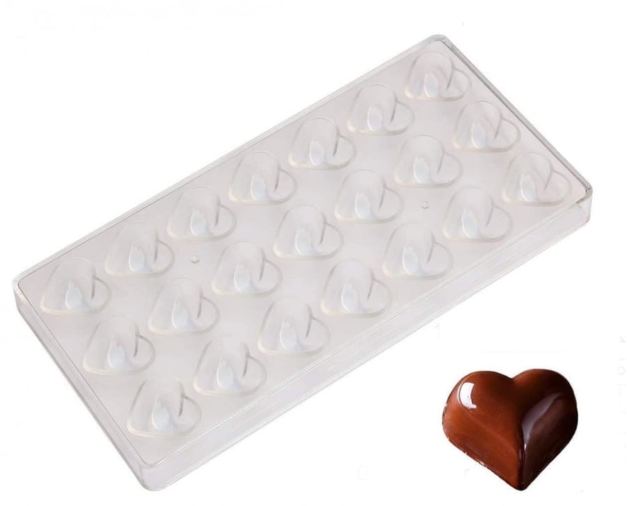 Baker's Heart Acrylic Chocolate Mold