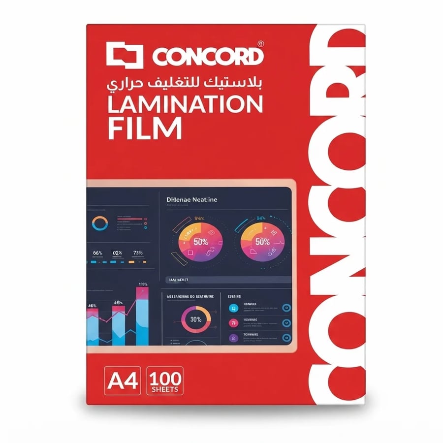 تغليف حراري 100 ورقة CONCORD CCLA4