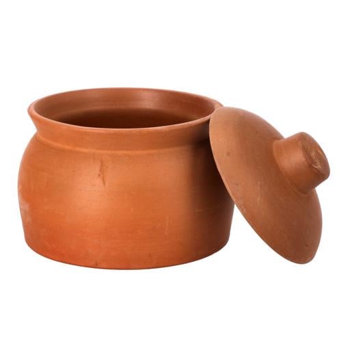 وعاء فخار بغطاء للطبخ 1 لتر 14*10 سم - Olsenmark OMCP6029