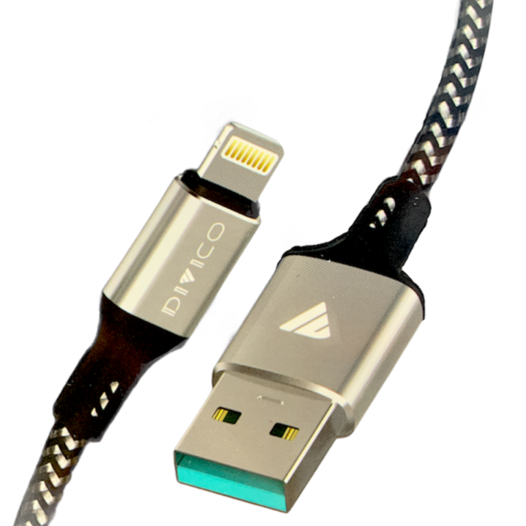 كابل شحن ونقل بيانات 2 متر - ايفون -  DIVICO C0005iB2