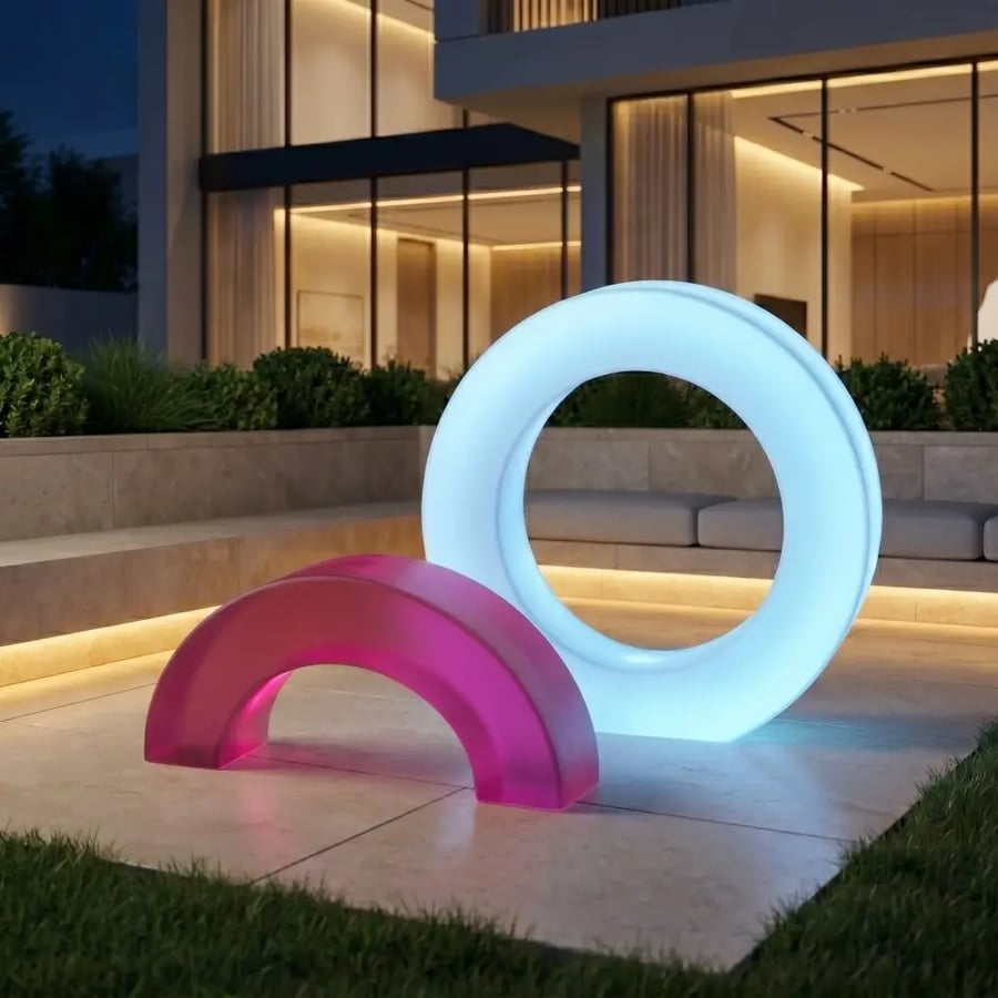 Set with bow - circular shape RGB