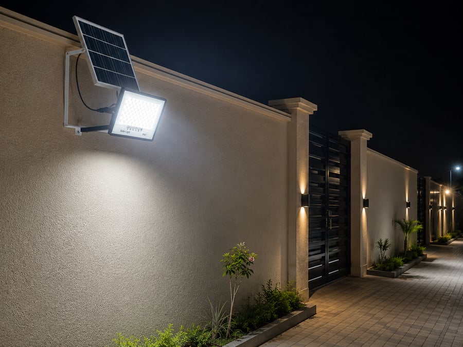 كشاف طاقة شمسية 250 واط 6500K لوح منفصل من RC Lighting
