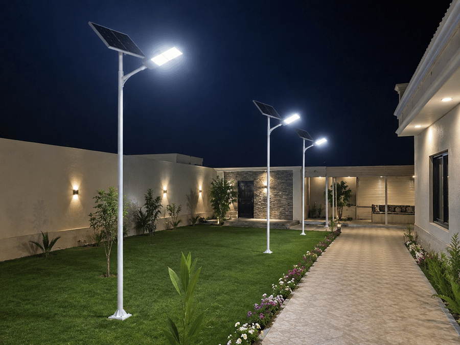 كشاف طاقة شمسية 250 واط 6500K لوح منفصل من RC Lighting