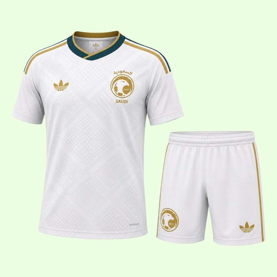 طقم المنتخب السعودي الاحتياطي الابيض 2026-27
