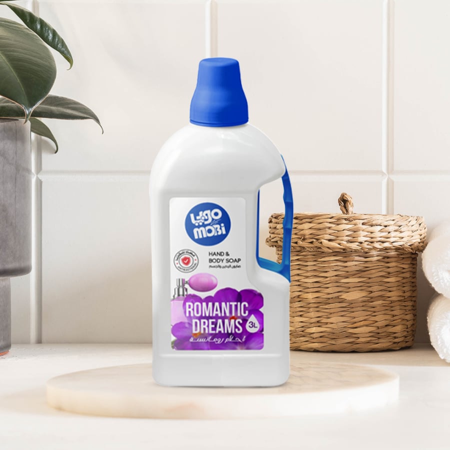 Liquid hand and body soap - Romantic Dreams | 3 liters, 4 bars
