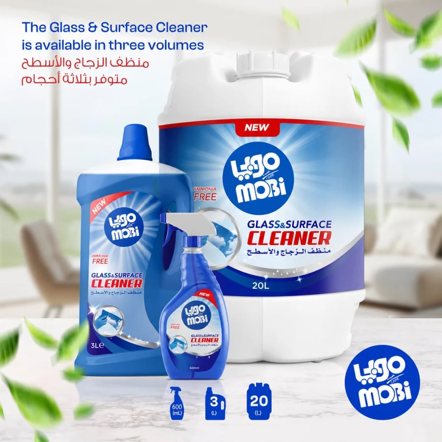 Glass and surface cleaner and polish – 20 liters