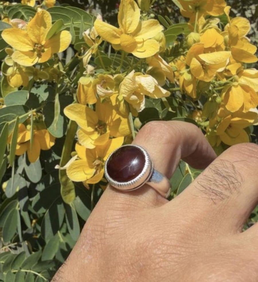 Royal agate ring