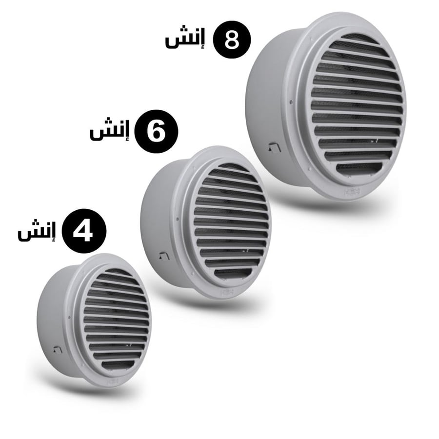 Stanless steel 304 exhaust fan cover HEXCAP