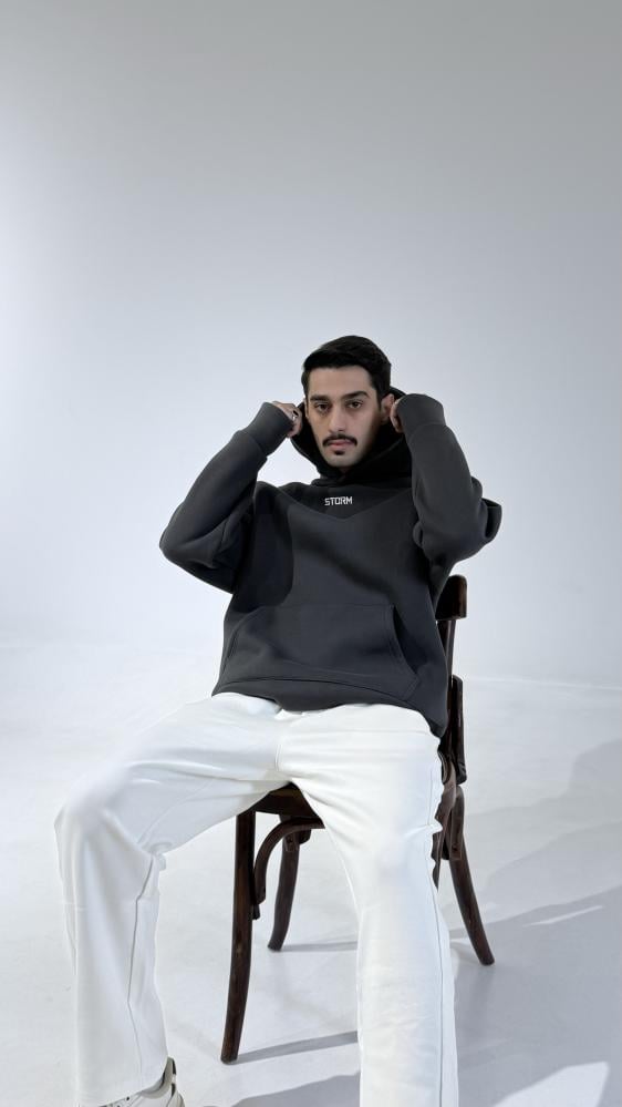 بلوفر رمادي - Grey Hoodie