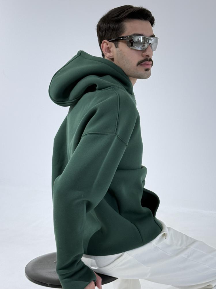 بلوفر زيتي - Green Hoodie