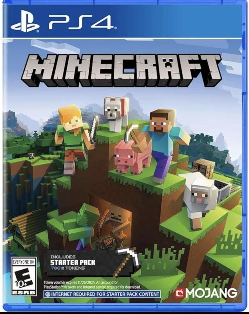 لعبة mine craft ماين مرافت لبلاي ستيشن سوني4 كود A90