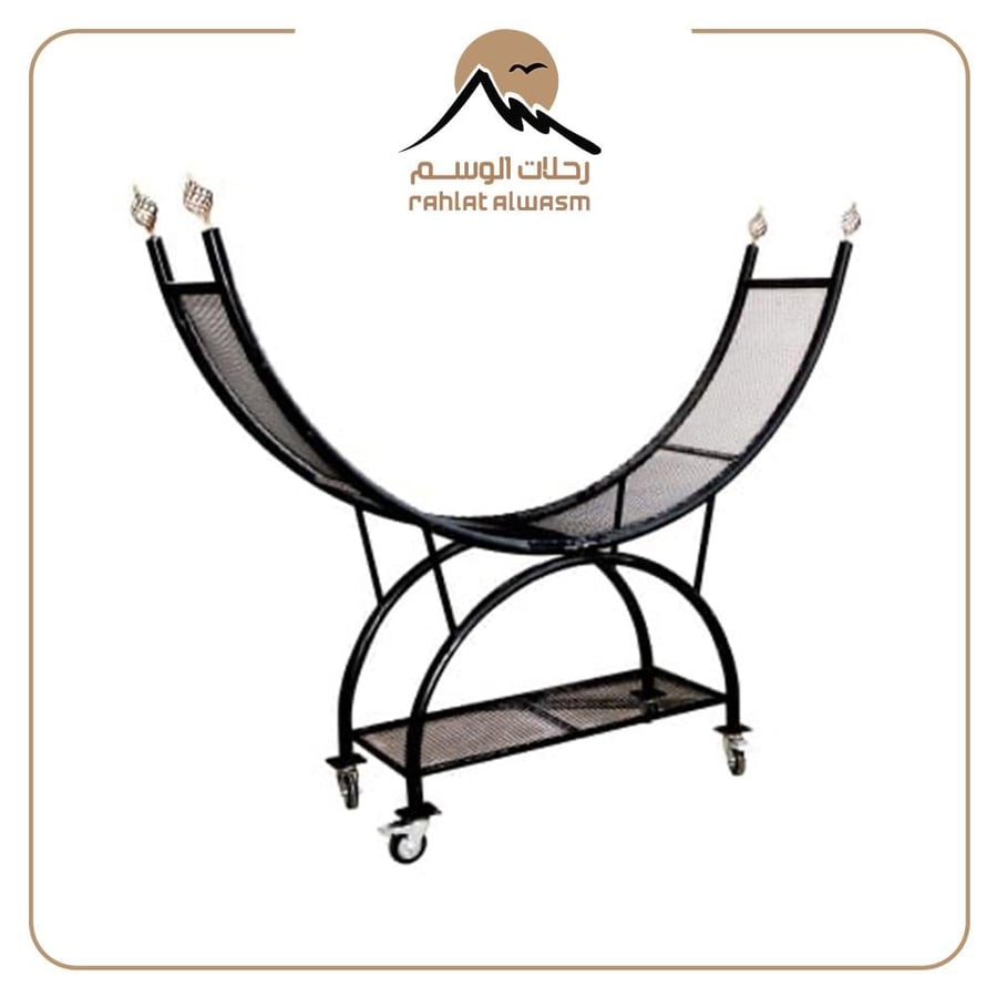 احصل على حامل حطب كبير بتصميم متين عرض خاص من رحلات الوسم شحن سريع