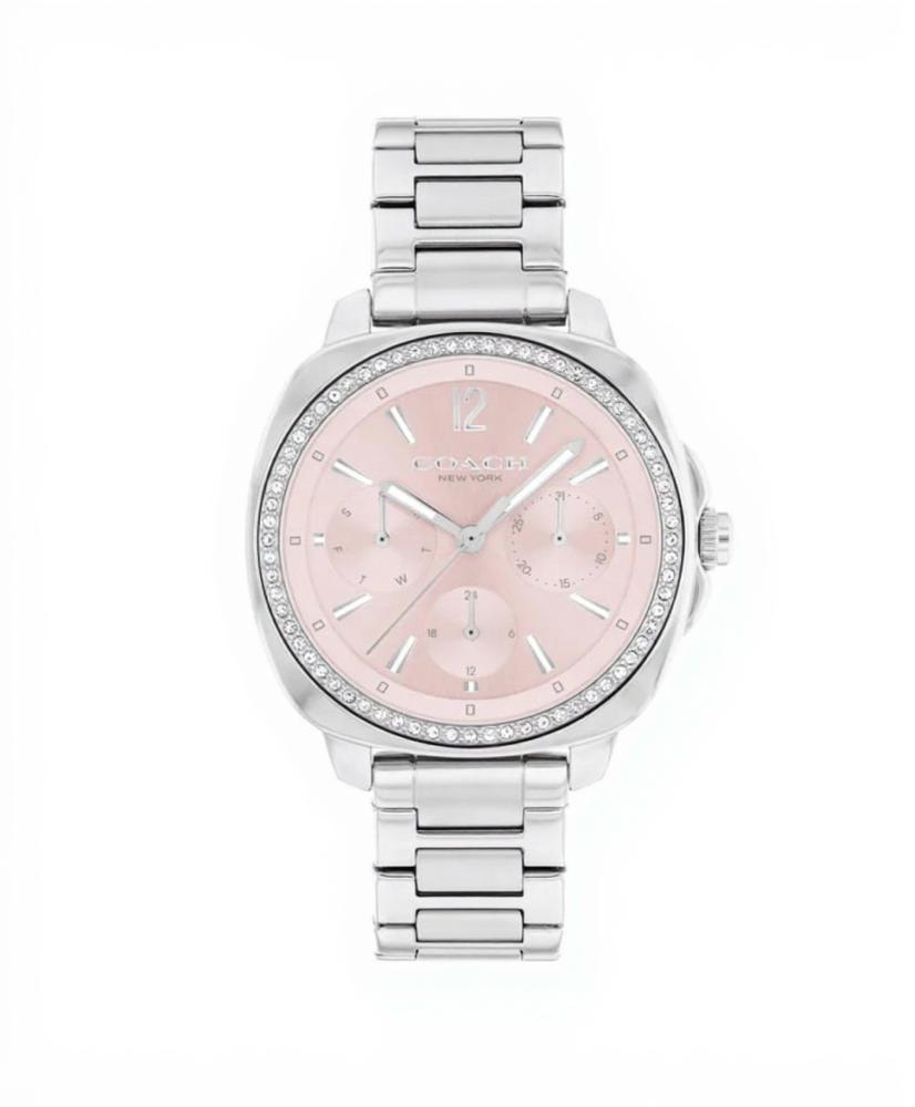 Coach Kitt silver stainless steel pink for women