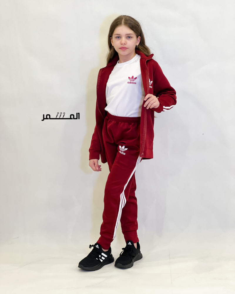 بدلة رياضة   - عنابي